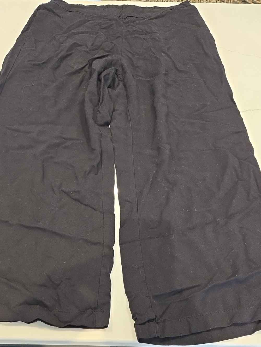 Old Navy Black Wide-Leg Pull-On Pants